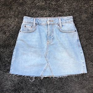Urban Outfitter BDG Light Wash Blue Denim Skirt